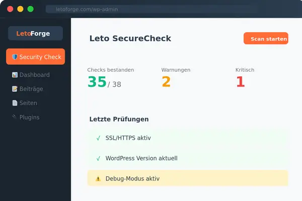 securecheck wordpress plugin